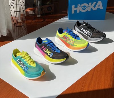 Hoka ROCKET X2 碳纖維板 跑步鞋 高性能 競速跑鞋 HOKA碳板跑鞋 輕量慢跑鞋 長距跑鞋 緩震厚底跑鞋