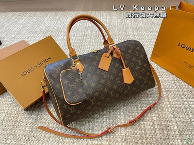 【二手包包】LV Keepall旅行袋大容量 度假旅行必備時尚達人必備單品之一實物絕對驚艷到你 尺寸40 2NO51701