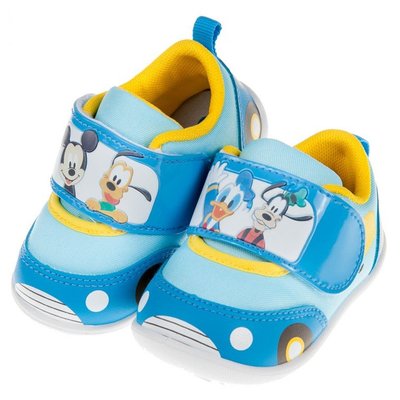 童鞋(13~16公分)Disney迪士尼米老鼠好夥伴藍色寶寶休閒鞋D8N803B