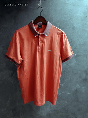 CA 德國品牌 BOSS 淺橘紅 短袖polo衫 XL號 一元起標無底價Q941
