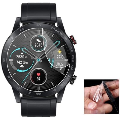 適用於 Huawei Honor Magic Watch 2 46mm 42mm 屏幕保護膜的 3pc 超薄軟高清膜-新貨上新913