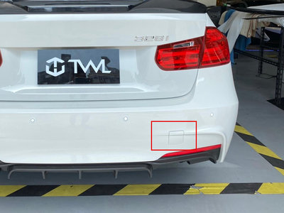 《※台灣之光※》全新BMW F30 MTK M-TECH 後保桿拖車蓋 PP材質  台製