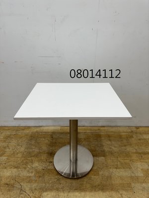 【吉旺二手家具生活館】二手/中古   白色方型餐桌  餐桌椅組 歐式餐桌-各式新舊/二手家具買賣