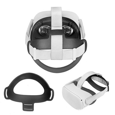 包子の屋TPU頭墊 舒適頭帶軟固定墊配件 適用於 Oculus Quest 2