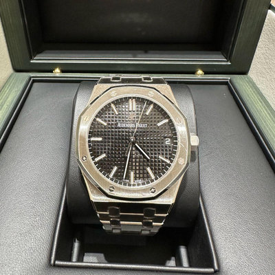 【JD高雄德興店】愛彼 Audemars Piguet 皇家橡樹 AP 15500st 黑面 2019年