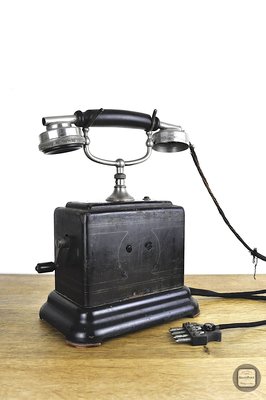 【BRASS PARK 銅公園】北歐丹麥 JYDSK 復古直立電話機 古董/老件/二手/裝飾/配件