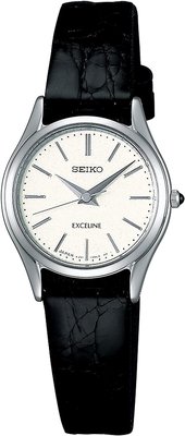 日本正版 SEIKO 精工 EXCELINE SWDL209 手錶 女錶 皮革錶帶 日本代購