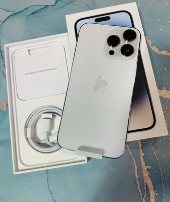 🍎 Apple iPhone 14 Pro Max 256GB🍎銀色拆封新品 電池健康度100%🔥台灣公司貨🔥