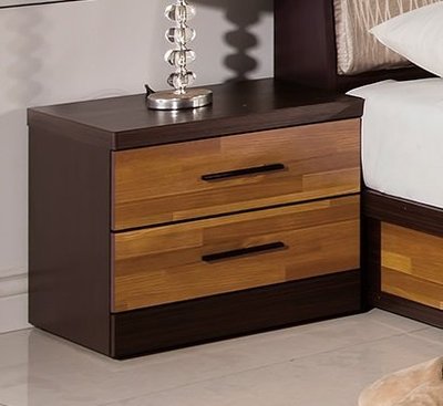 HT233-3 賽德克積層木雙色床頭櫃*