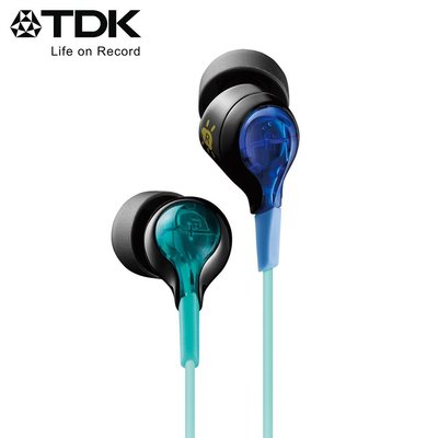 【3C工坊】TDK 炫彩發光科技感入耳式耳機 CLEF-BEAM (藍)