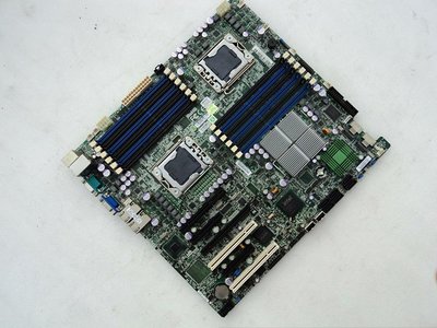 超微X8DT3-F x58主板 1366針雙路伺服器主板 游戲代練虛擬機多開