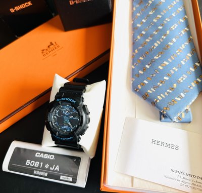 只要8888元可有 原價15000元G-SHOCK手錶 和原價8000元 Hermes 附盒領帶
