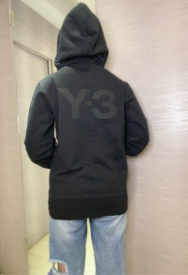 【EZ兔購】~正品 Y-3 山本耀司 Adidas Y3 連帽 外套 黑 現貨 S ~ L