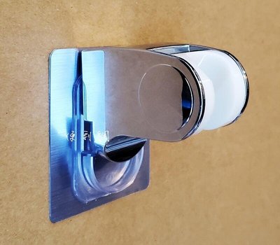 iMax 自粘式浴室蓮蓬頭支架 SP-01 適用光滑牆面:磁磚、玻璃、金屬、光滑大理石……等-【便利網】