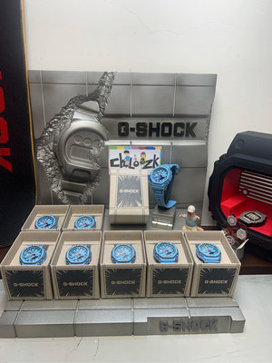 ￼［CHLOE ZK］G-SHOCK CASIO GA-2100MNG-2漫畫 二次元 藍色