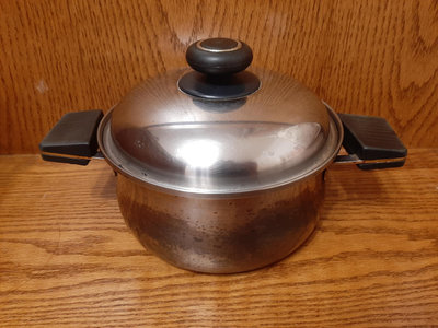 三層304不銹鋼鍋 二手鍋子 湯鍋 煮鍋 鍋具 泰新