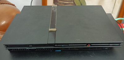 PS2--SCPH-75007薄機--附電源線+1手把 / 2手