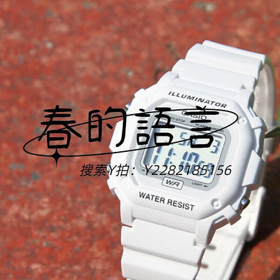手錶卡西歐學生手表男款復古小方塊電子表運動防水女士F-108WHC-7BDF