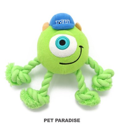 貝果貝果  日本 pet paradise  代理 玩具總動員 單眼怪 潔牙啾啾結繩玩具 [T1837]