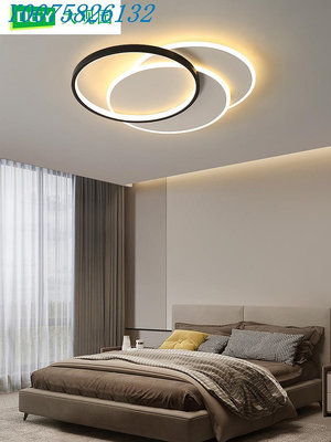 臥室燈現代簡約北歐LED創意個性圓形吸頂燈1638圖750*1000