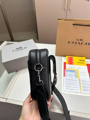 【熱賣精選】 COACH 蔻馳 新款beck相機包斜挎小包包 男包 尺寸15.7.18