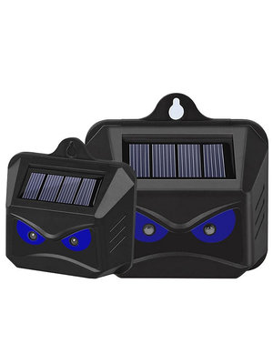 新款戶外太陽能動物驅趕器驅鳥驅狗蝙蝠俠驅鼠器
