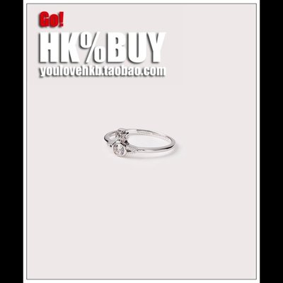 ❤奢品匯正品代購❤香港折扣Vivienne Westwood西太后土星秀氣925銀鏤空水晶戒指
