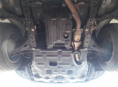 DK改裝2015-16 SUBARU OUTBACK專用款引擎金屬下護板+變速箱護板