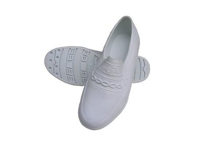 【工作鞋】朝日牌 耐力膠輕便鞋(白色.灰色) 雨鞋 台灣製造