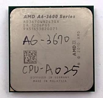 【冠丞3C】AMD A6-3670K 4核心 FM1腳位 處理器 CPU cpu-A025