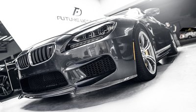 【政銓企業有限公司】BMW F06 F12 F13  V款 高品質 抽真空 全碳 前下巴 免費安裝 現貨 M6 專用