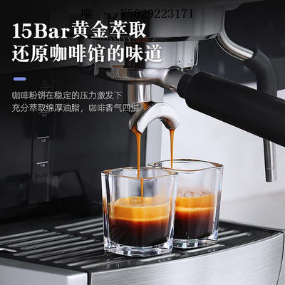 咖啡機Welhome/惠家 KD-135B意式咖啡機膠囊家用專業全半自動小型商用磨豆機