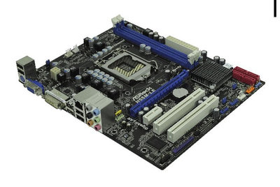 電腦雜貨店→華擎 H55M-LE 主機板 (1156 顯示 DDR3)二手良品 $500