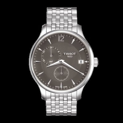 Tissot 天梭俊雅系列鋼帶石英男腕錶 T0636391106700