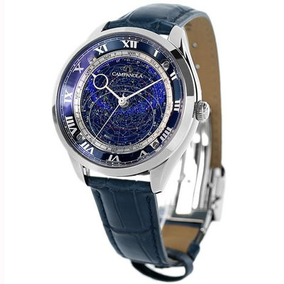 預購 CITIZEN CAMPANOLA AO1030-09L 39mm 藍寶石鏡面 石英 藍色面盤 鱷魚錶帶 男錶 女錶