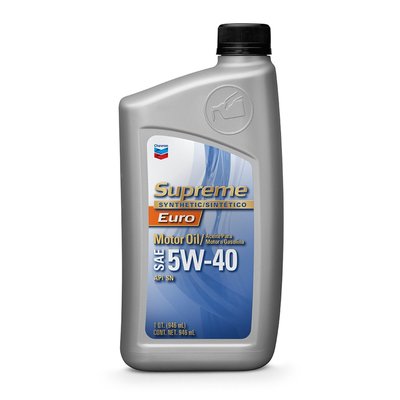 💓好市多代購/可協助售後💓 美國製Chevron SN 5W-40 Euro全合成機油946毫升X6瓶 留言-250