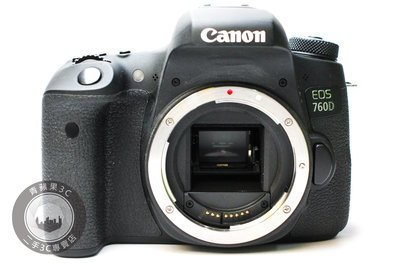【台南橙市3C】Canon EOS 760D 單機身 APS-C 單眼相機 快門數:118XX次  二手相機 #87028