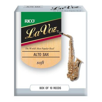 【金聲樂器】美國Rico La Voz Soft 2號 中音薩克斯風 Alto Sax爵士竹片10片裝