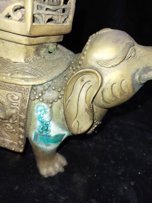 194『唐銅 指月 布袋像』 /骨董品 茶道具 古美術 アンティーク 