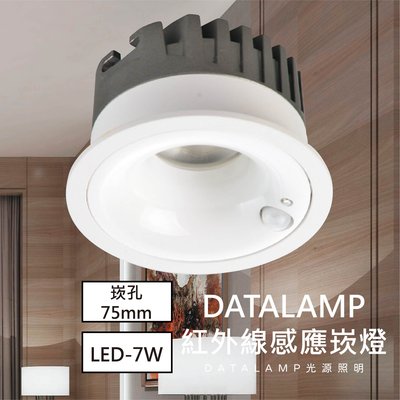 【LED大賣場】(LG-2489-7) LED-7W 紅外線感應燈 無藍光 感應崁燈