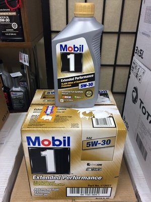 【MOBIL 美孚】Extended Performance、5W30、合成機油、1L/罐、12罐免運【美國】-滿箱區
