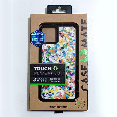 美國 Case●Mate iPhone 11 手機保護殼 (Tough Eco 愛護地球款-彩虹迷彩)