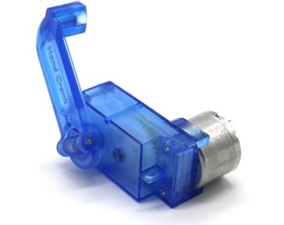 ►1330◄藍色透明310手搖發電機 學生自製發電科學實驗電動玩具馬達配件