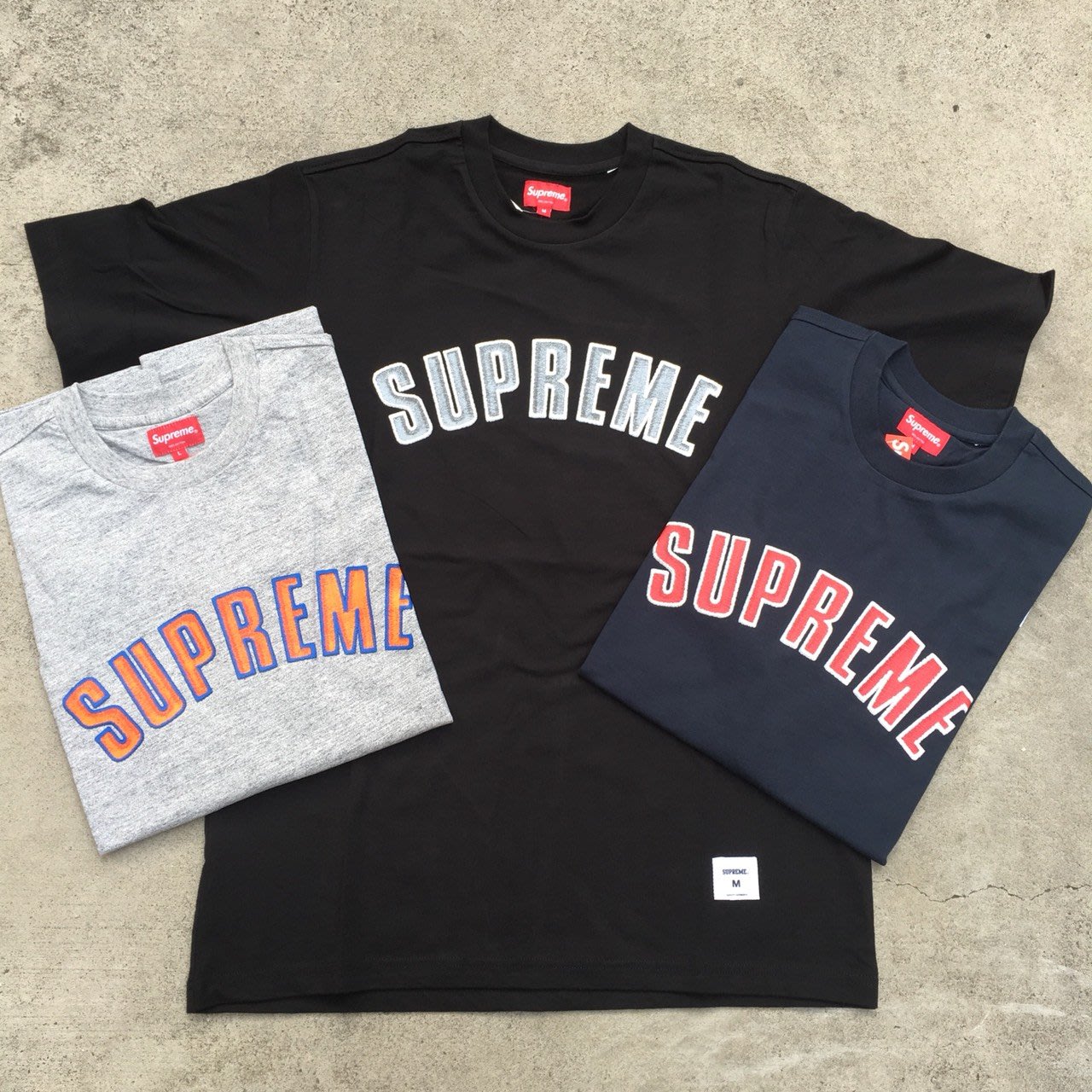 supreme printed arc tee