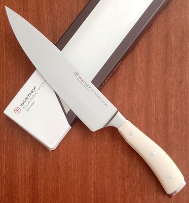 G全新版盒裝 德國 Wusthof 三叉牌 Classic Ikon 20cm 主廚刀 料理刀 廚師刀 德國製 白柄