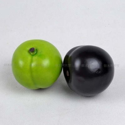 [MOLD-D013]仿真水果塑料蔬菜模型 工程展示櫥櫃裝飾品 輕型假布林 李子