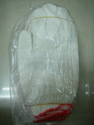 【台北益昌】台灣製造 (12雙) 20兩棉紗手套/工作手套~~搬運、土木建築、工廠作業使用