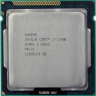 【含稅】Intel Core i7-2700K 3.5G SR0DG 1155 95W 四核八線 正式CPU 一年保
