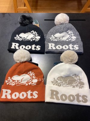 [RS代購 Roots專櫃全新正品優惠]Roots配件-門市新品 海狸毛球毛帽 滿額贈送袋子
