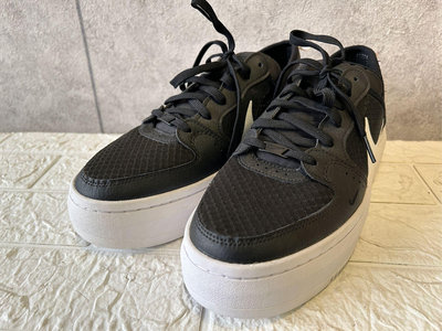 Nike 休閒鞋 Court Vision Alta 女 基本款 簡約 厚底 運動鞋 穿搭 黑白 CW6536001